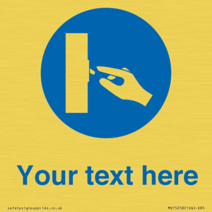 Custom Use Switch Sign